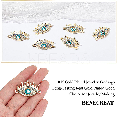 12Pcs Alloy Enamel Links Connectors FIND-BC0001-95-1