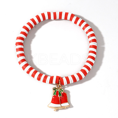 Christmas 304 Stainless Steel Enamel Charm Bracelets ZQ4442-4-1