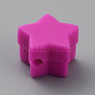 Star Silicone Focal Beads LS-SIL-TAC0008-08C-1