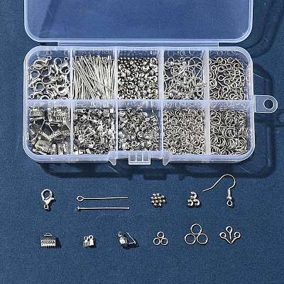 DIY Alloy & Iron Jewelry Making Findings Kit DIY-FS0005-84P-1