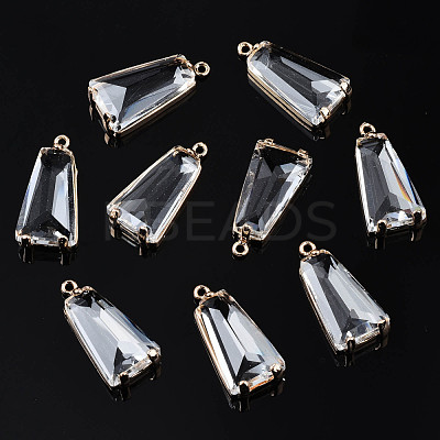 Transparent Glass Pendants GLAA-Q088-024B-1