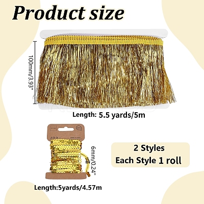 1Bag Sparkle PET Paillette Beads OCOR-PH0036-48-1
