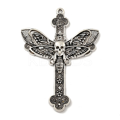 Tibetan Style Alloy Big Pendants LS-TIBE-L013-02AS-05-1