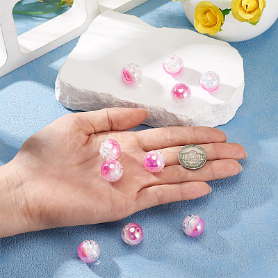 10Pcs Resin Beads PACR-TA0001-33C-1