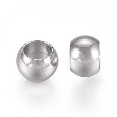 Non-Tarnish 316 Surgical Stainless Steel Beads X-STAS-I144-02P-1