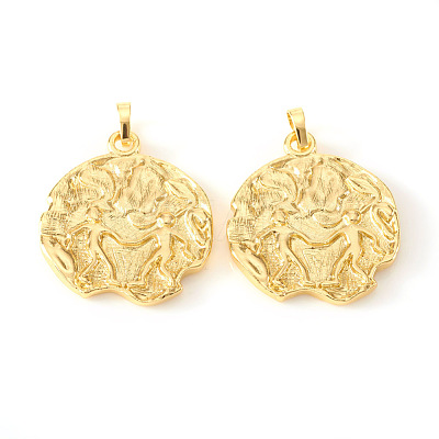 Brass Pendants KK-I672-02D-1