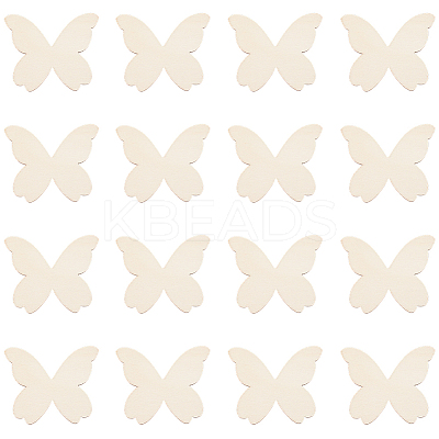 50Pcs Wood Cutouts DIY-SP0004-64C-01-1