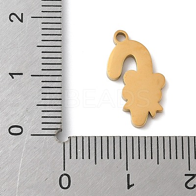 Christmas Themes 304 Stainless Steel Enamel Pendants LS-STAS-K312-04J-G-1