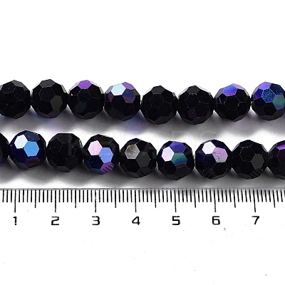 Opaque Glass Beads Strands EGLA-A035-P10mm-L18-1