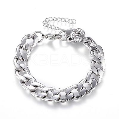 Tarnish Resistant 304 Stainless Steel Bracelets STAS-D162-09-1