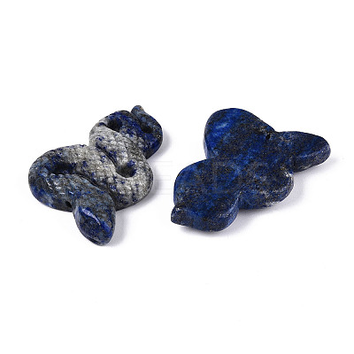 Natural Lapis Lazuli Cobra Display Decoration G-N348-05C-1