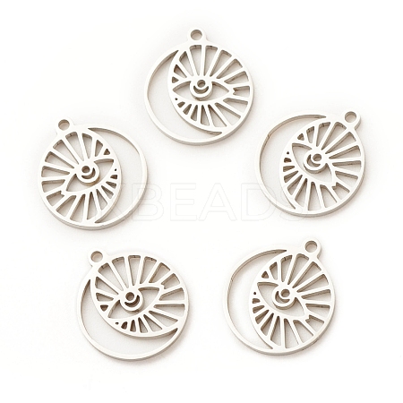 Non-Tarnish 201 Stainless Steel Pendants STAS-G258-09P-1