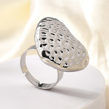 304 Stainless Steel Adjustable Finger Ring LS-RJEW-H244-05P-1