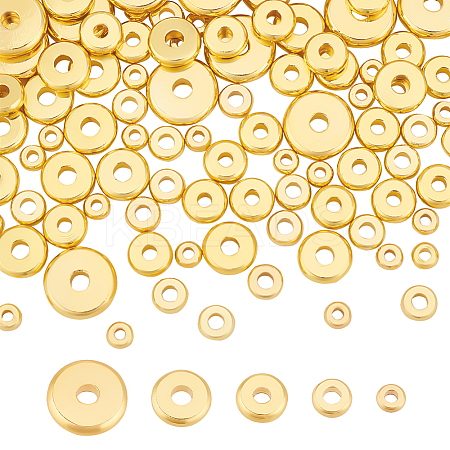 160Pcs 5 Styles Alloy Spacer Beads FIND-BC0005-16-1