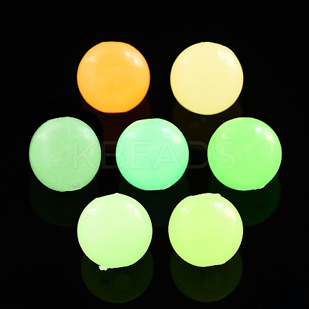 Luminous Acrylic Beads MACR-SZ0001-15-1