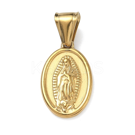 Religious 304 Stainless Steel Pendants STAS-D225-14P-1