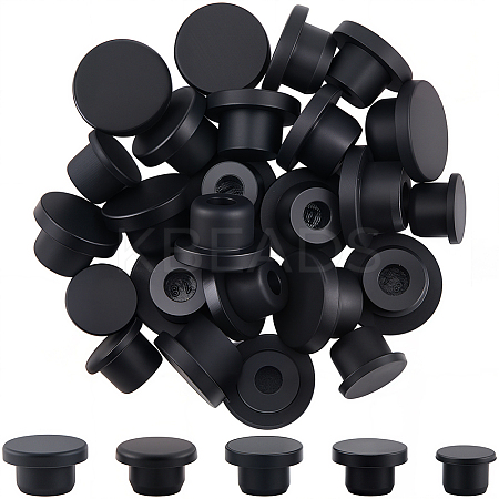 30Pcs 5 Styles Silicone Hole Plugs AJEW-GF0011-63E-1