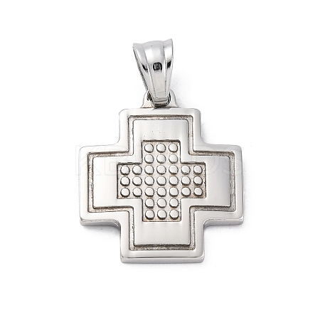 304 Stainless Steel Pendants STAS-L286-04P-1