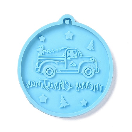 Christmas Ball with Truck Pendant Silicone Molds LS-DIY-K051-23-1