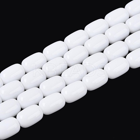 Opaque Glass Beads Strands GLAA-T028-14P-A01-1