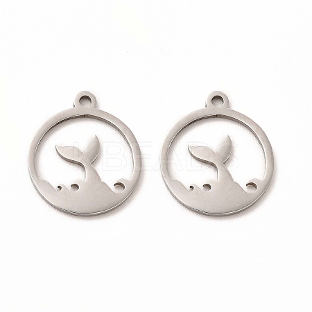 Non-Tarnish 201 Stainless Steel Pendants STAS-E188-07P-1