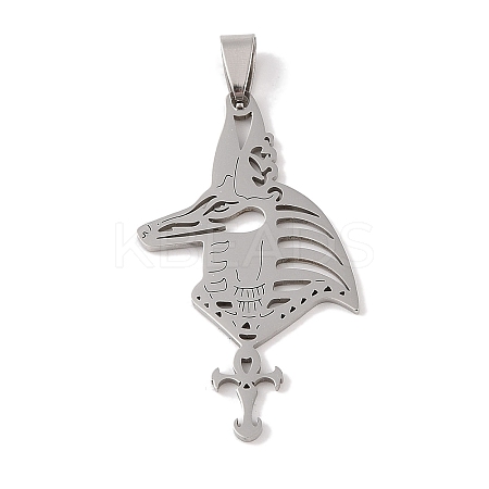 Non-Tarnish 201 Stainless Steel Pendants STAS-A094-06P-1