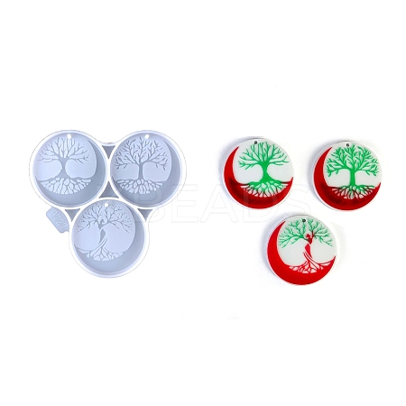 Tree of Life Pendant DIY Silicone Molds LS-SIMO-C011-01D-1