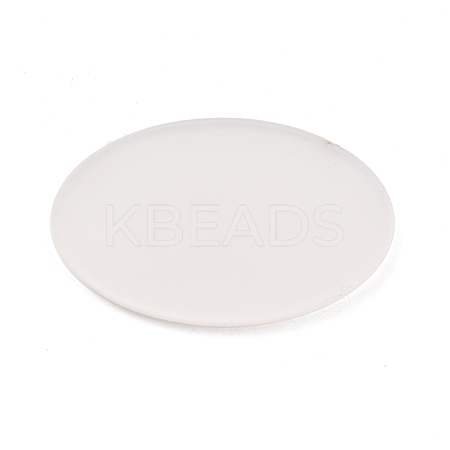 Oval Acrylic Display Base DIY-WH0322-02-1