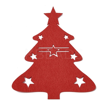Christmas Themed Felt Tableware Holders AJEW-P106-02A-1