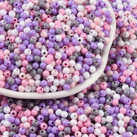 Opaque Acrylic Beads OACR-H118-07A-03-1