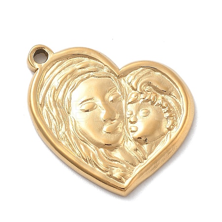 304 Stainless Steel Pendants STAS-Z121-30G-1