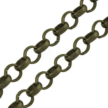 Iron Rolo Chains CHT038Y-10mm-AB-FF-1