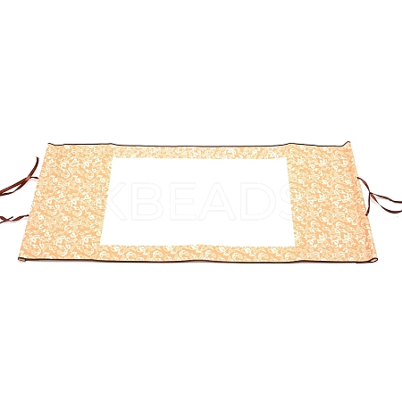 Polyester Horizontal Painted Scroll LS-AJEW-WH0230-78D-1