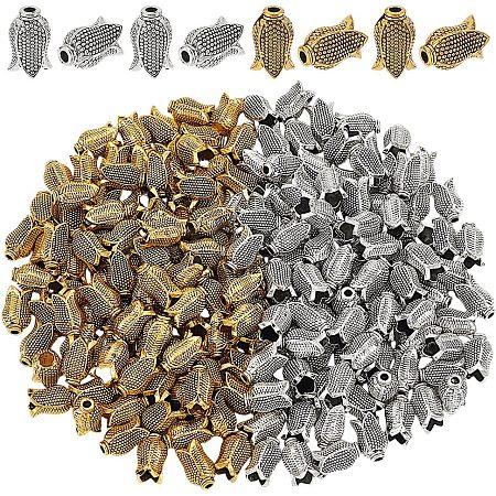 100Pcs 2 Colors Tibetan style Alloy Bead Caps FIND-GO0003-12-1