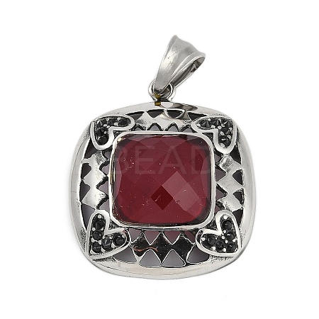 304 Stainless Steel Pendants STAS-F310-10P-1
