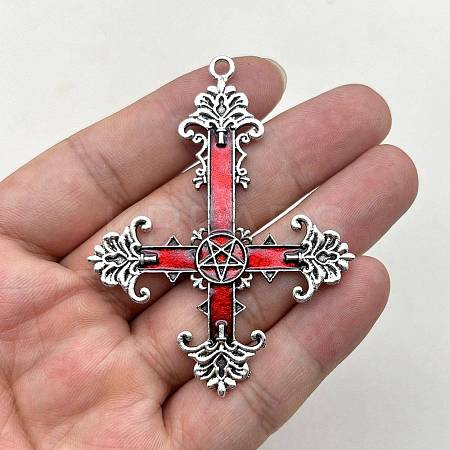 Alloy Enamel Big Pendants PW-WGEF157-01-1