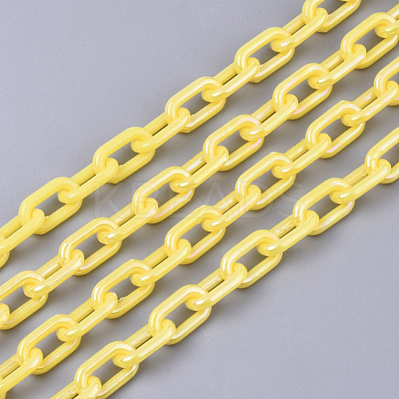 Acrylic Opaque Cable Chains PACR-N009-002I-1