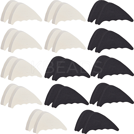 14 Pairs 2 Colors Rubber Adjustable Shoe Filler FIND-HS0001-99-1