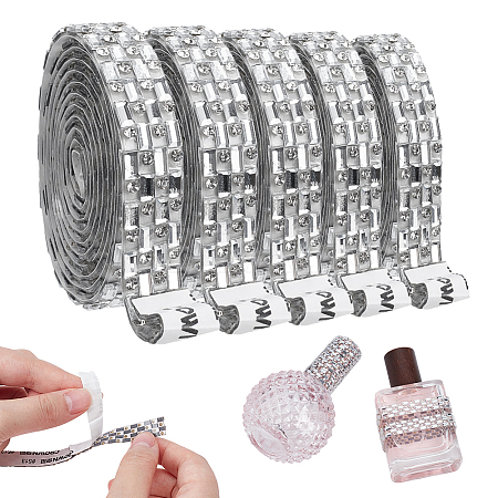 Glass Hotfix Rhinestone DIY-WH0622-549B-1