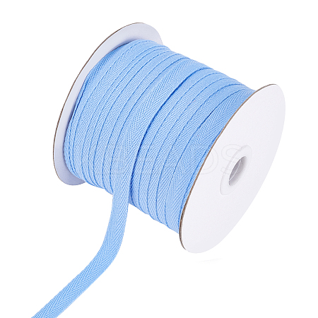 Cotton Twill Tape Ribbons OCOR-WH0058-35D-1