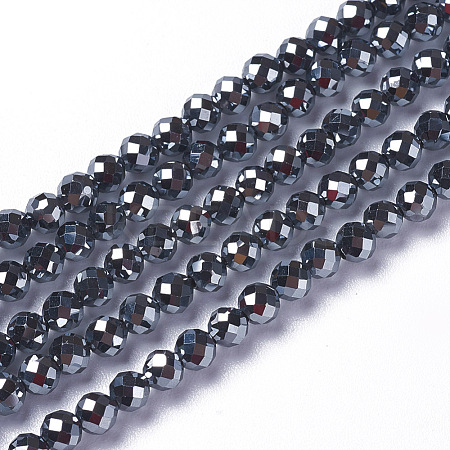 Terahertz Stone Beads Strands G-F596-37-2mm-1