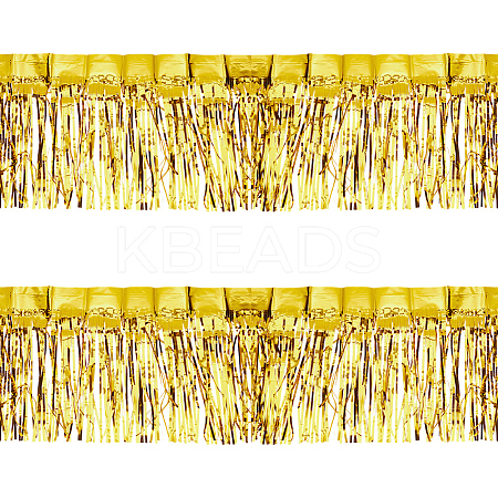 Plastic Foil Fringe Curtains DIY-WH0028-106C-1