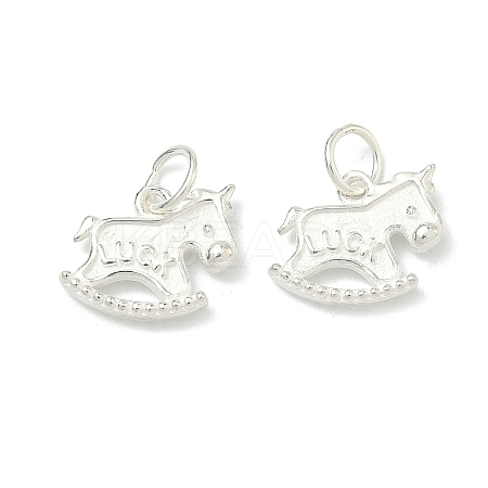 925 Sterling Silver Luck Rocking Horse Charms STER-A050-10S-1