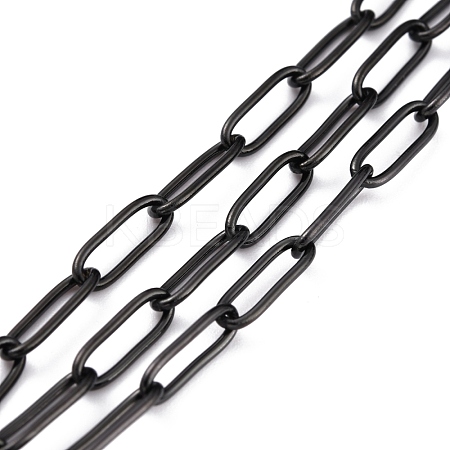 304 Stainless Steel Paperclip Chains CHS-O010-01EB-1