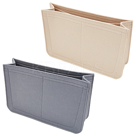 2Pcs 2 Colors Wool Felt Organizer Insert FIND-WR0005-83A-1