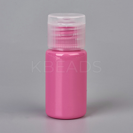 10ml Macaron Color PET Plastic Empty Flip Cap Bottles MRMJ-WH0025-A-08-1