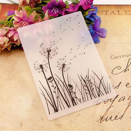 Plastic Fondant Stencil DIY-WH0221-05A-1