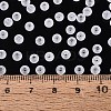 FGB Frosted Transparent Glass Seed Beads SEED-N013-02A-01-4