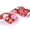 Japanese Kimono Style Floral Cotton Ribbon OCOR-I008-01B-10-2