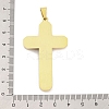 PVD Vacuum Plating 304 Stainless Steel Rhinestone Big Pendants STAS-Z080-14G-3